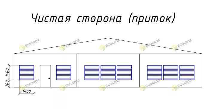 проект птицефабрики в чертежах