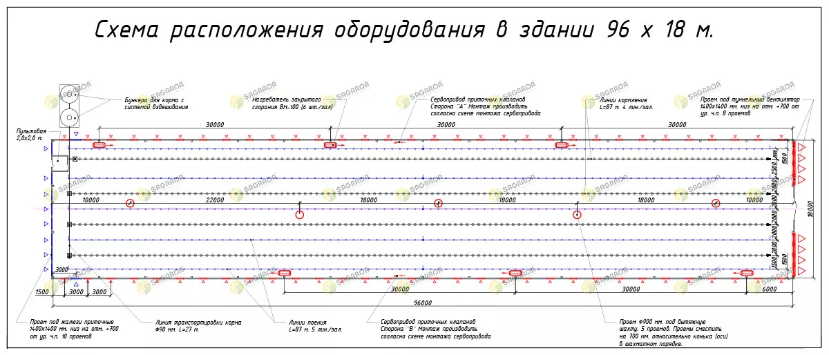 типовой проект птичника с напольным содержанием птицы